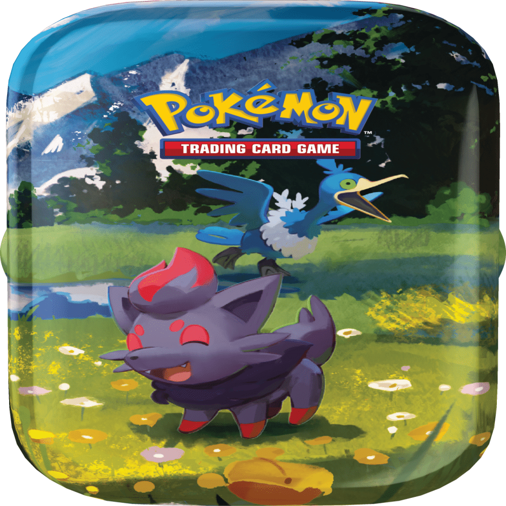 jakis piesek TCG: Mega Evolution - Ascended Heroes - Mini Tin - Zorua/Cramorant